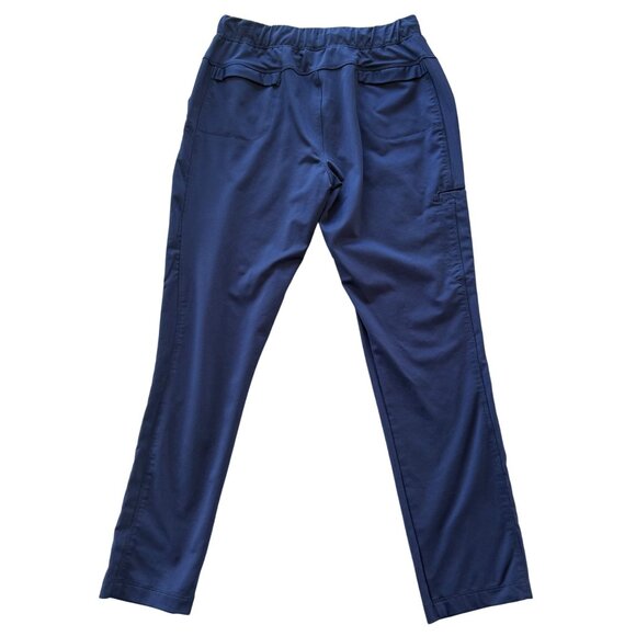 Cherokee Womens Navy Blue Scrub Pants Size M Straight-Leg Drawstring Elastic Wai - Picture 5 of 5